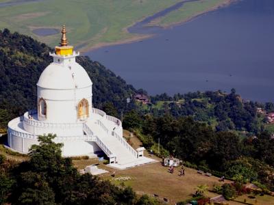 Peace Stupa Pokhara: Pokhara View point