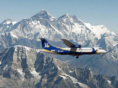 Mountain Flight in Nepal
